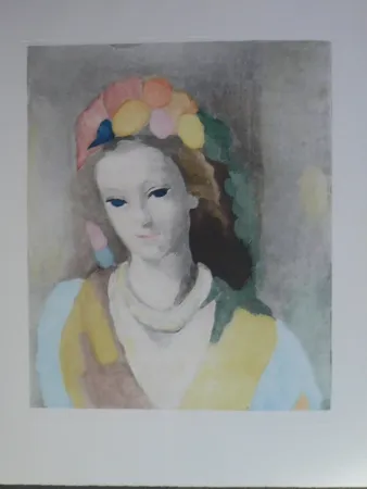 Aquatinta Laurencin - Jeune fille