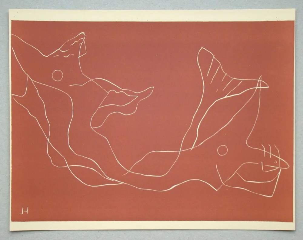 Linolschnitt Laurens - Sirènes