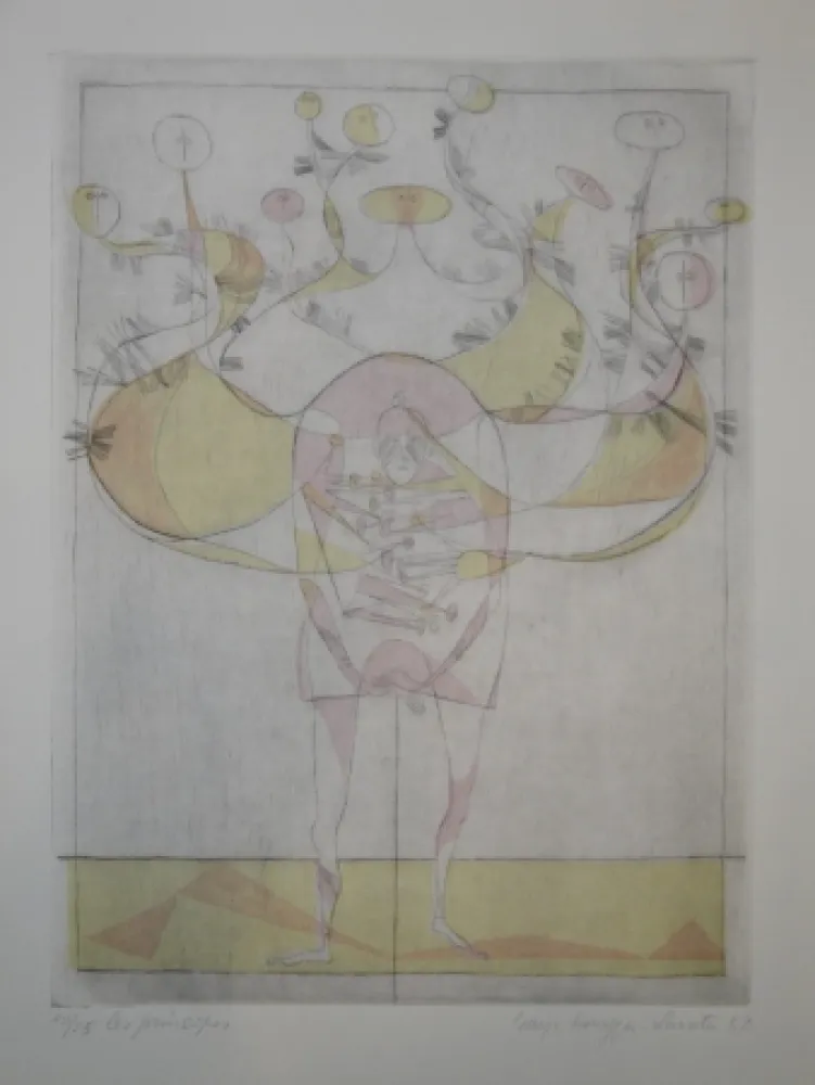 Kaltnadelradierung Lavater - BAUDELAIRE, Charles. Chacun sa chimère