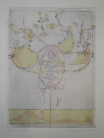 Kaltnadelradierung Lavater - BAUDELAIRE, Charles. Chacun sa chimère