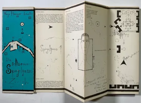 Illustriertes Buch Lavater - Honegger-Lavater, Warja - Die seltsame Spiegelgasse in Zürich, 1966,  Basel: Basilius Presse - DADA Leporello