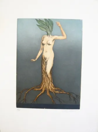 Radierung Und Aquatinta Laventhol - Composition 3