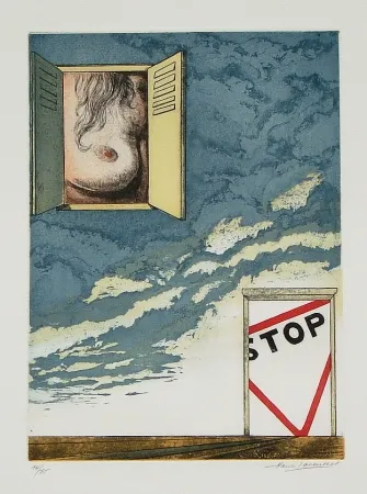 Radierung Und Aquatinta Laventhol - Le miroir aux alouettes