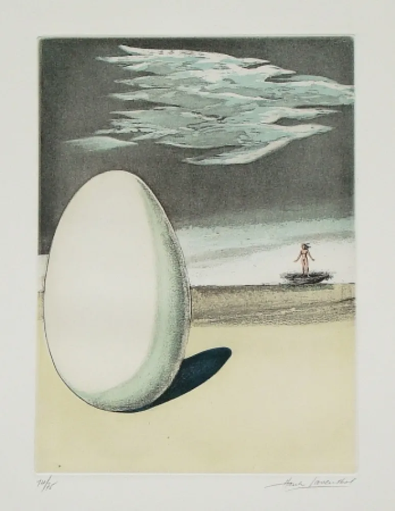 Radierung Und Aquatinta Laventhol - Le miroir aux alouettes