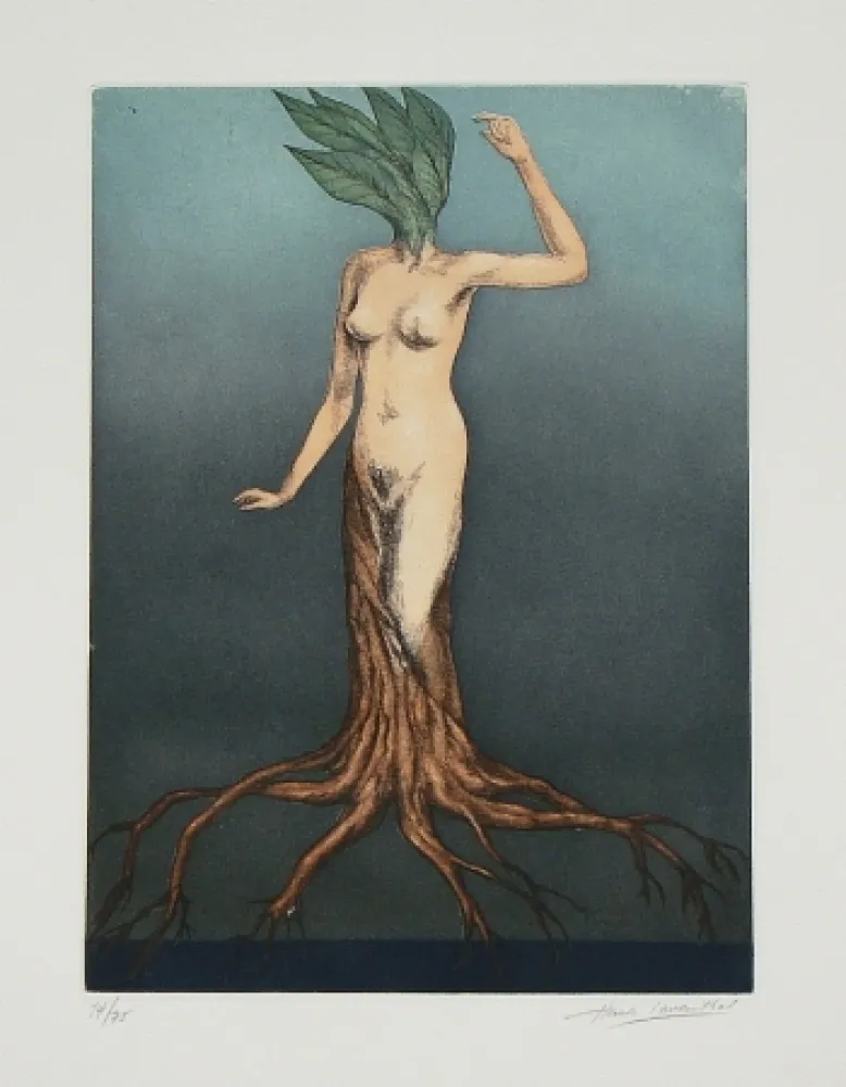 Radierung Und Aquatinta Laventhol - Le miroir aux alouettes