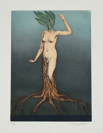 Radierung Und Aquatinta Laventhol - Le miroir aux alouettes