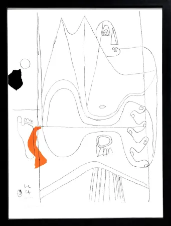Lithographie Le Corbusier - Icône 8 (Weber 81)