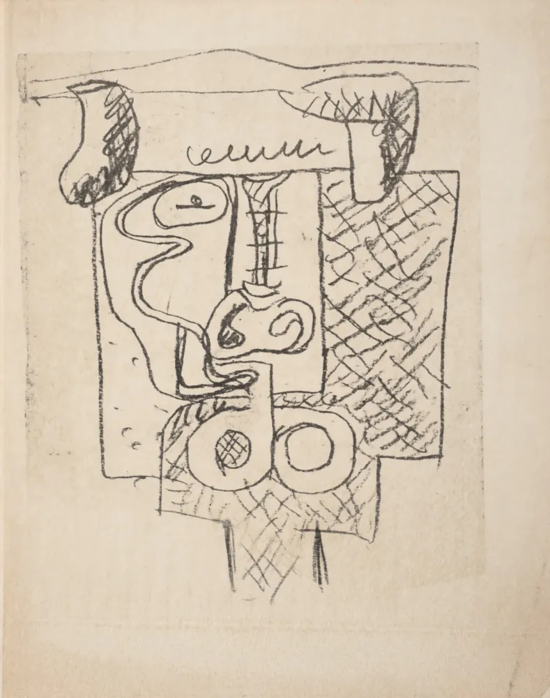 Keine Technische Le Corbusier - Taureau, C. 1960 - Unique proof!