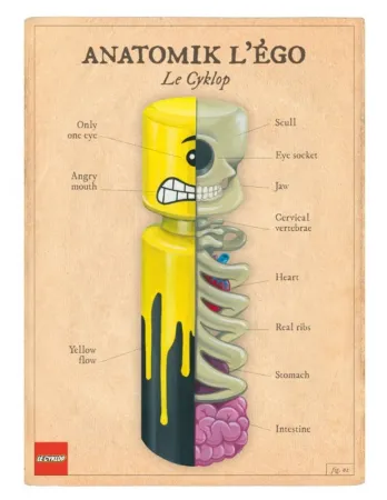 Digitale Druckgrafik Le Cyklop - Anatomik l'Ego