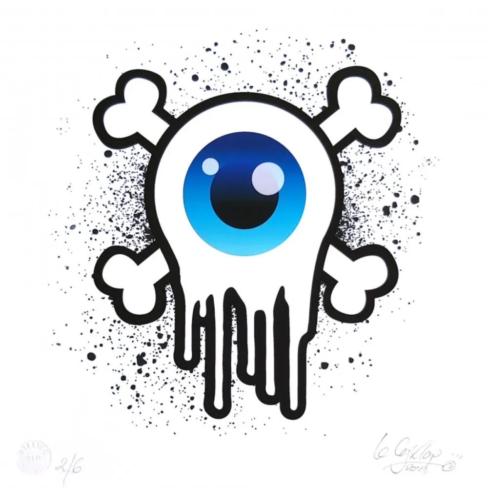 Digitale Druckgrafik Le Cyklop - Poison bleu