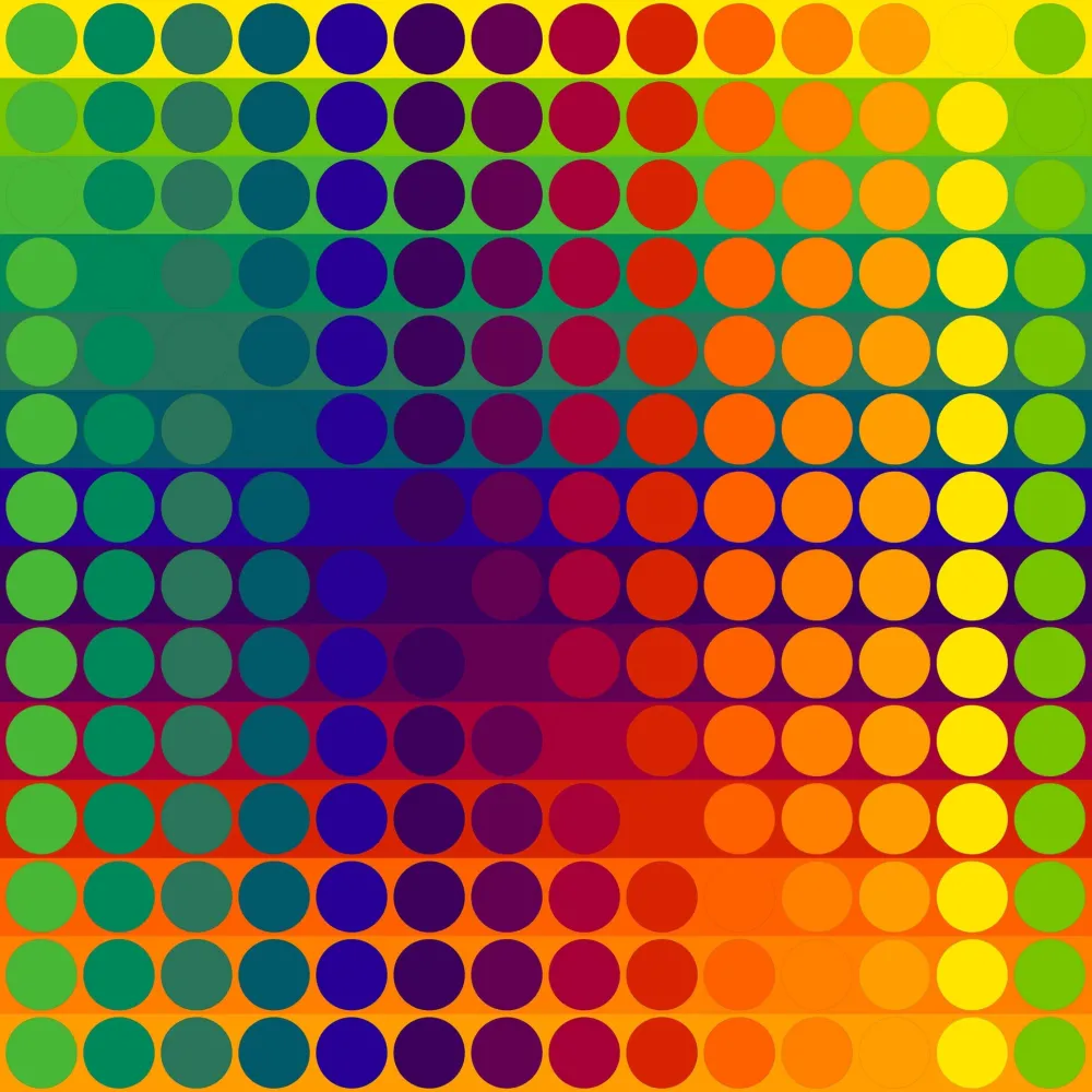 Lithographie Le Parc - Color Secuencia 2