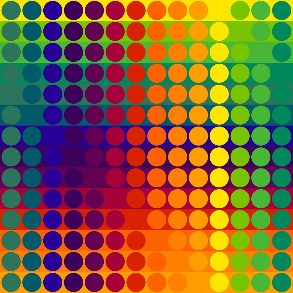 Lithographie Le Parc - Color Secuencia 3