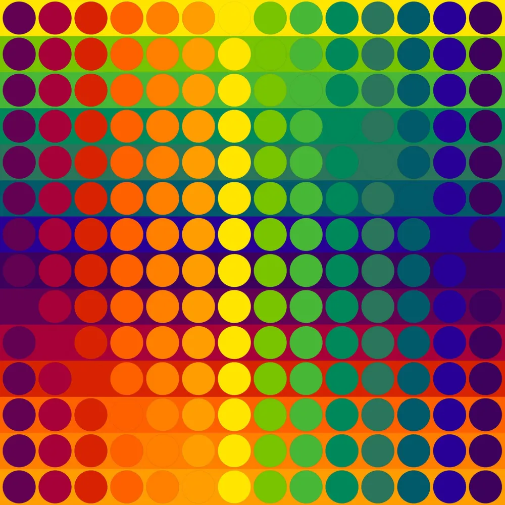 Lithographie Le Parc - Color Secuencia 5