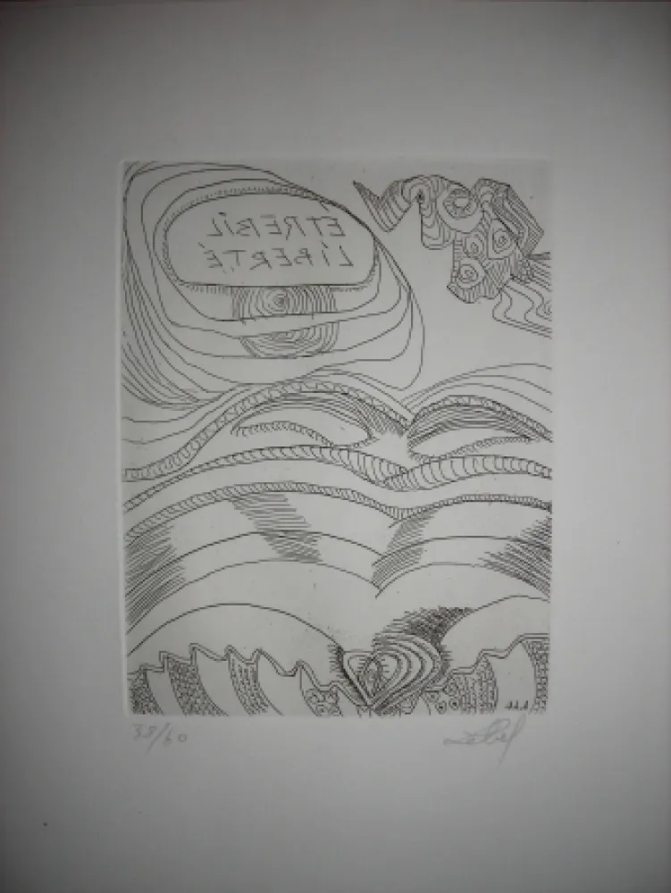 Radierung Lebel - The international avant garde 2