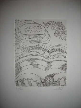 Radierung Lebel - The international avant garde 2