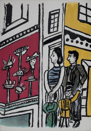 Lithographie Léger (After) - La Chapellerie, 1960