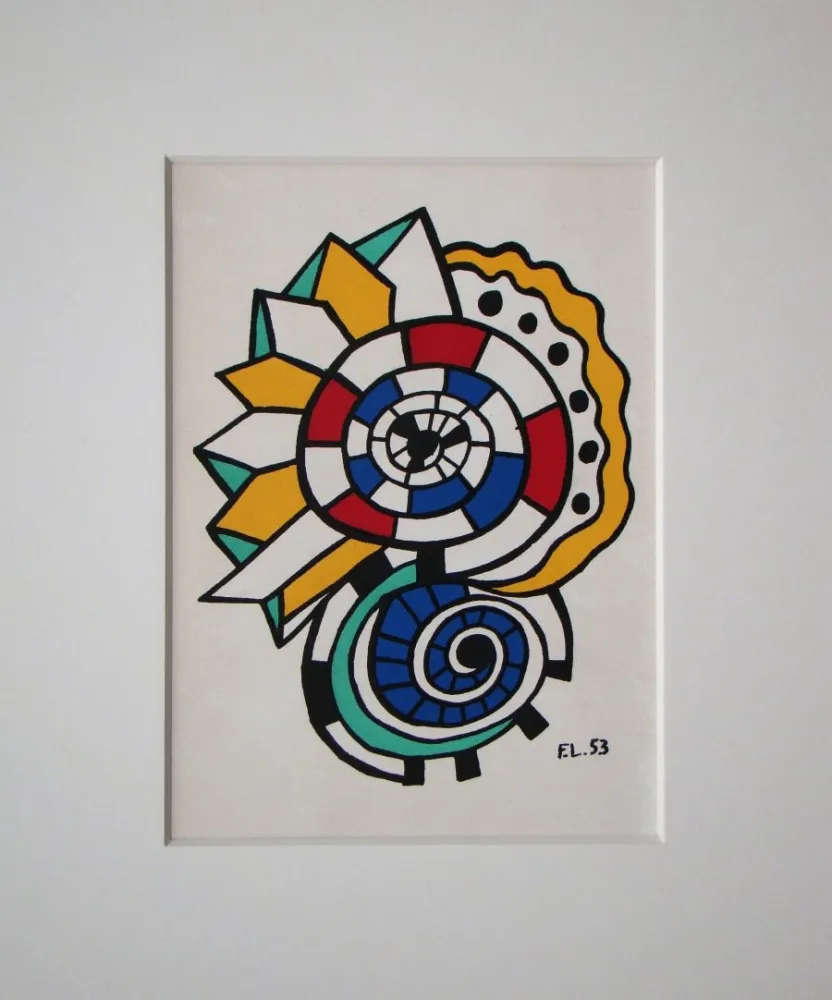 Lithographie Leger - Escargot, 1953