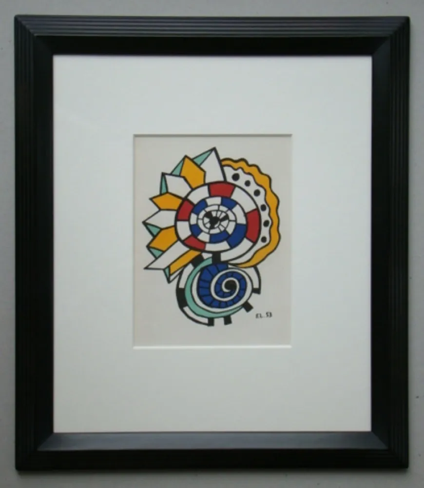 Lithographie Leger - Escargot, 1953
