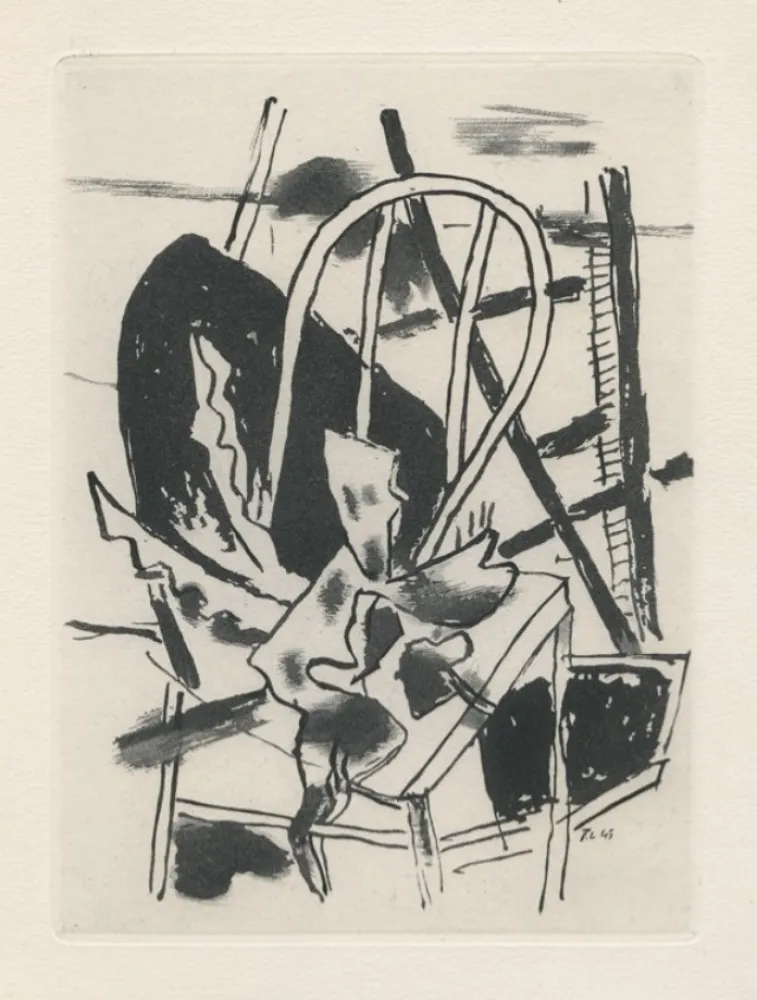 Aquatinta Leger - La chaise