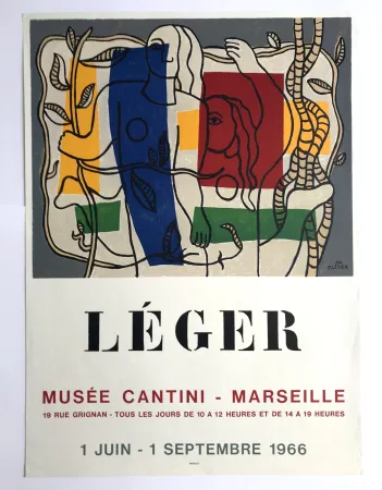 Plakat Leger - Musée Cantini / Marseille