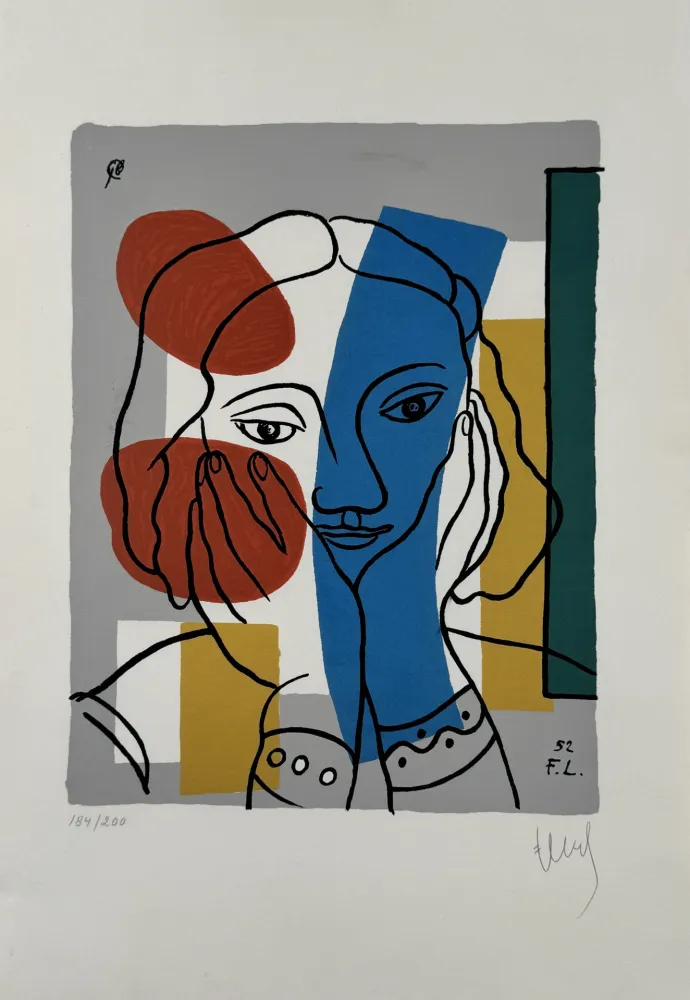 Siebdruck Leger - Portrait de femme 