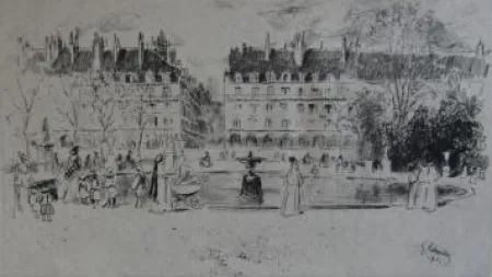 Stich Leheutre - Le petit bassin des Tuileries