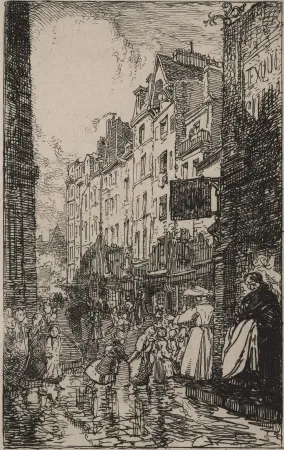 Stich Lepere - Rue Boutebrie, le quartier St. Séverin