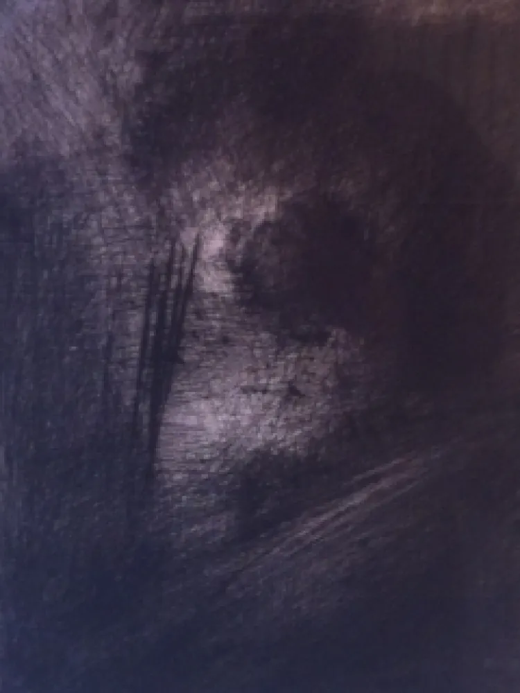 Stich Leroy  - En Hauteur sur un lit sombre en diagonale