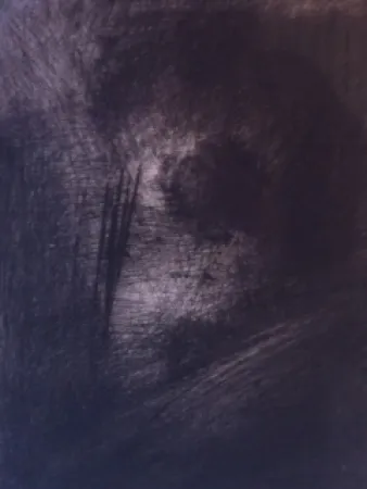 Stich Leroy  - En Hauteur sur un lit sombre en diagonale