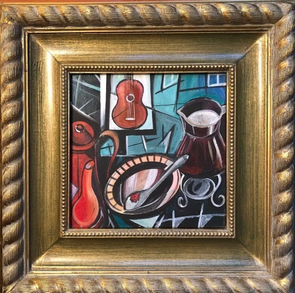 Keine Technische Levin - Guitar Dream (ORIGINAL PAINTING APPEARING IN LIN-MANUEL MIRANDA'S 