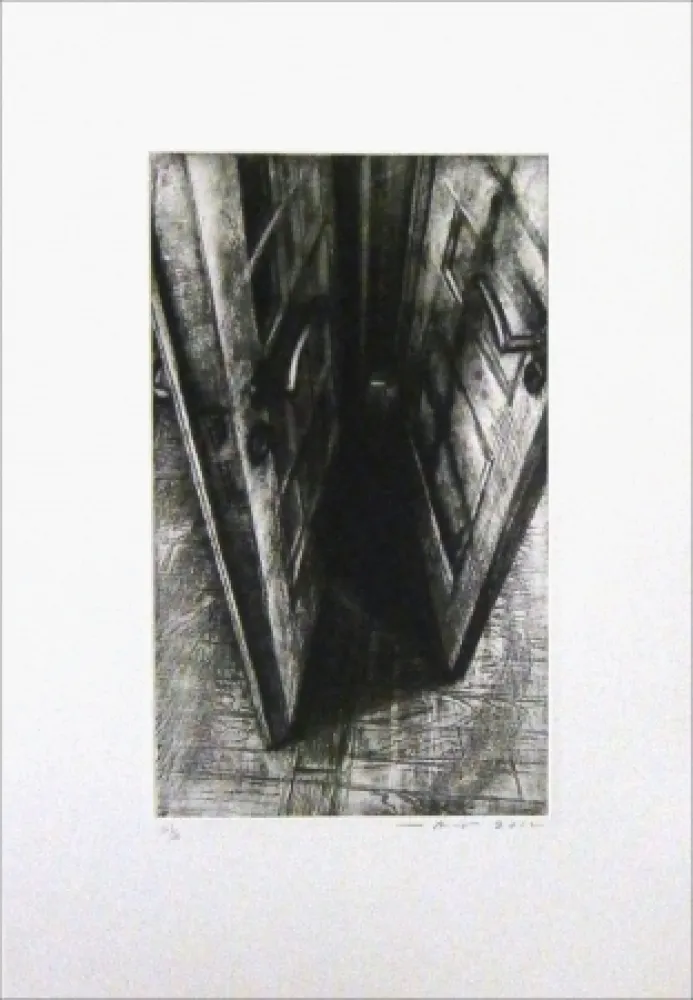 Radierung Levy - Intérieur II