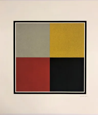 Siebdruck Lewitt - 4 Carrés