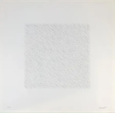 Lithographie Lewitt - Lines of One Inch Four Directions Four Colors
