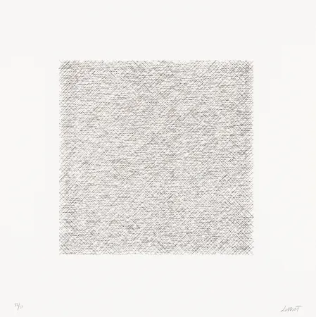 Lithographie Lewitt - Lines of One Inch in Four Directions and All Combinations 05 (70128)