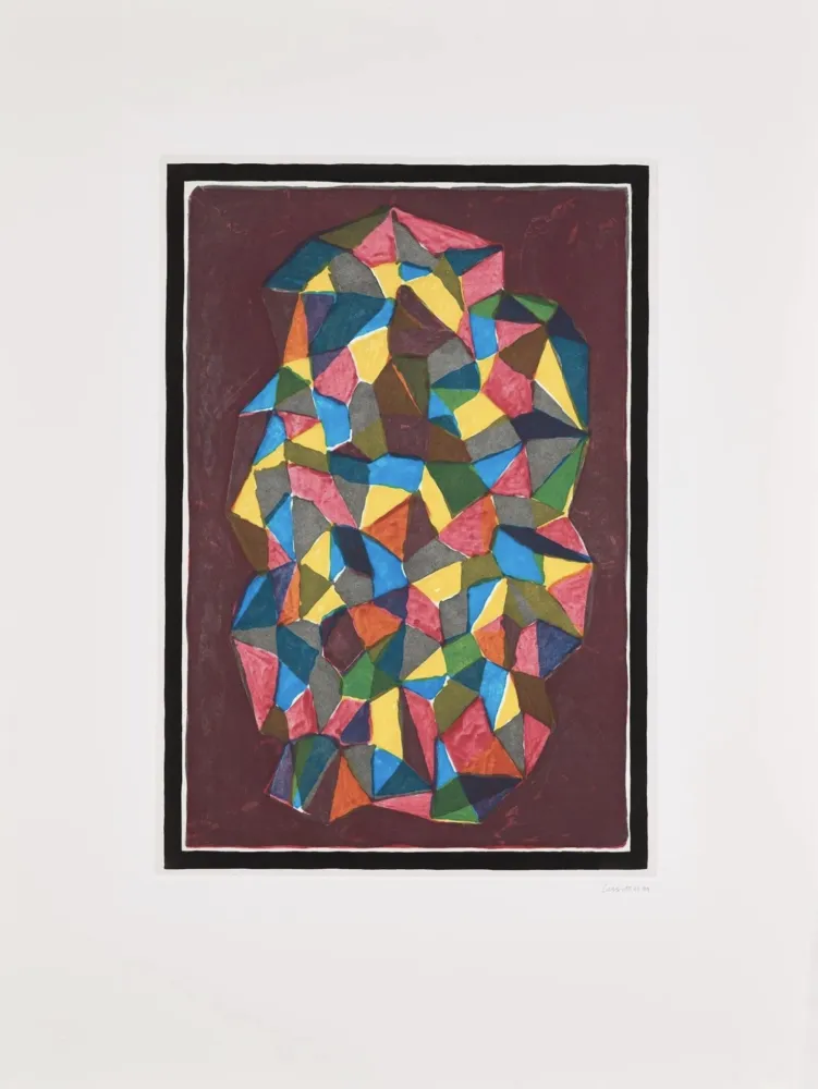 Radierung Und Aquatinta Lewitt - Plate #1 (from Complex Forms)