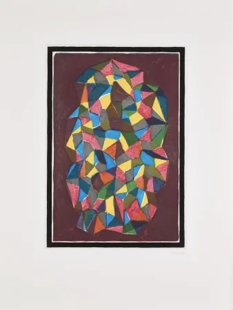 Radierung Und Aquatinta Lewitt - Plate #1 (from Complex Forms)