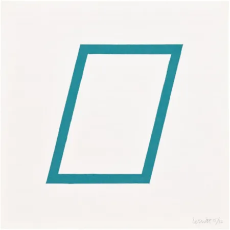 Siebdruck Lewitt - Plate 15 (from Five Geometric Figures in Five Colors)