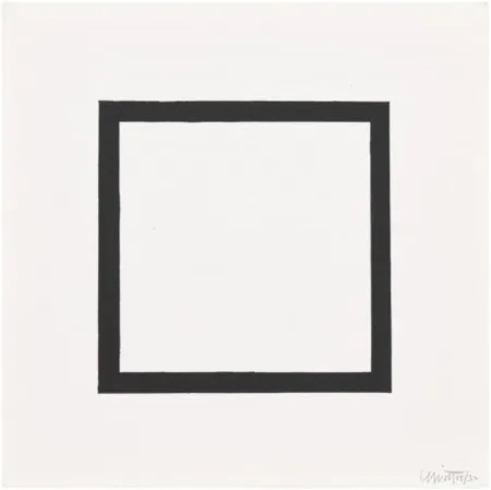 Siebdruck Lewitt - Plate 7 (from Five Geometric Figures in Five Colors)
