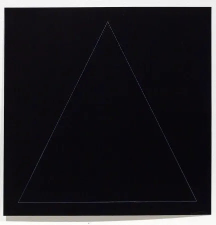 Radierung Und Aquatinta Lewitt - Six Geometric Figures - Triangle