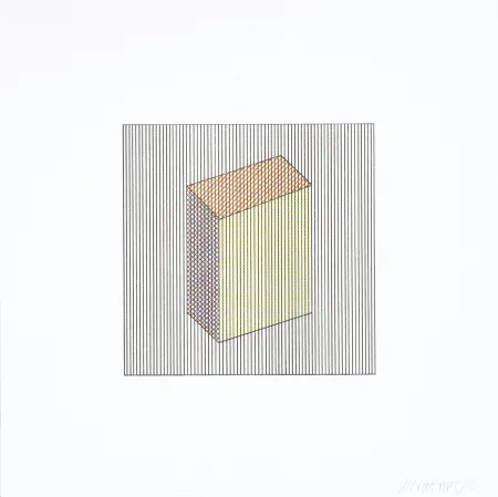 Siebdruck Lewitt - Twelve Forms Derived From a Cube 17