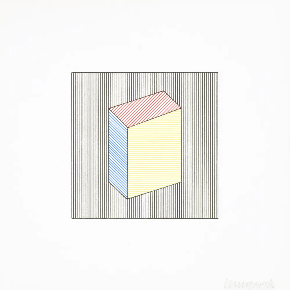 Siebdruck Lewitt - Twelve Forms Derived From a Cube 21