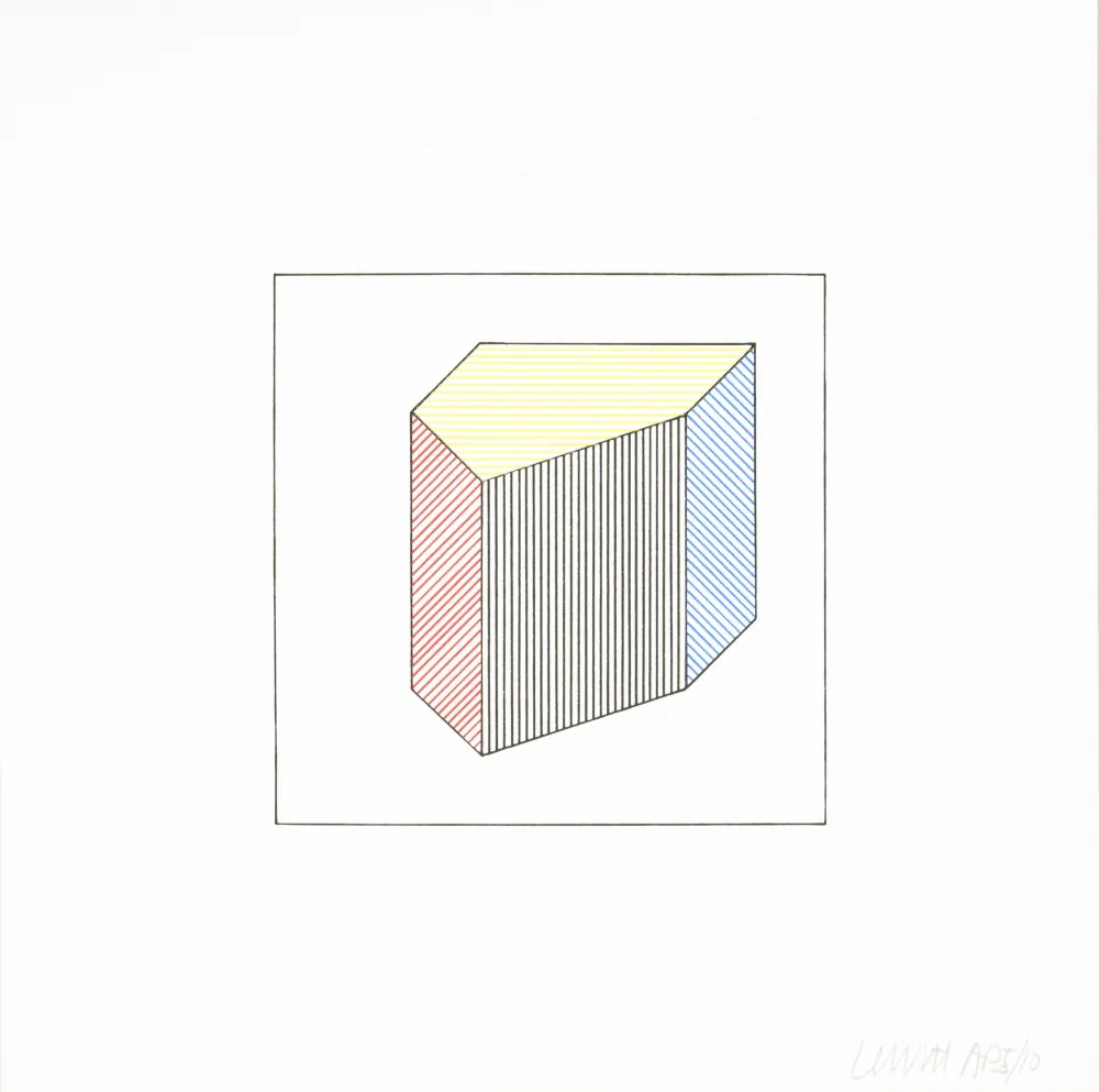 Siebdruck Lewitt - Twelve Forms Derived From a Cube 39