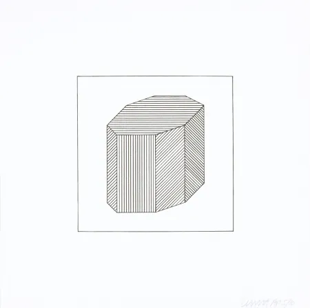 Siebdruck Lewitt - Twelve Forms Derived From a Cube 44