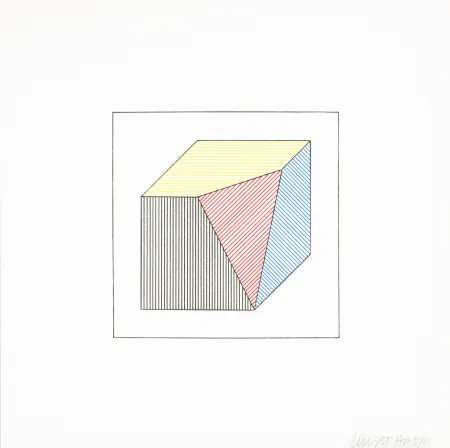 Siebdruck Lewitt - Twelve Forms Derived From a Cube 45