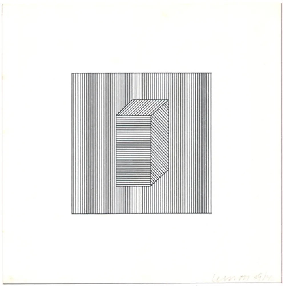 Siebdruck Lewitt - Twelve Forms Derived from a Cube (Set of 48) (1)
