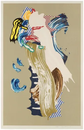 Lithographie Lichtenstein - Blonde