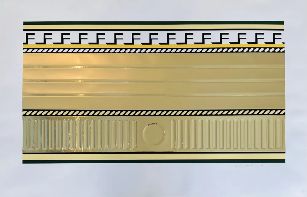 Monotypie Lichtenstein - Entablature III (140)