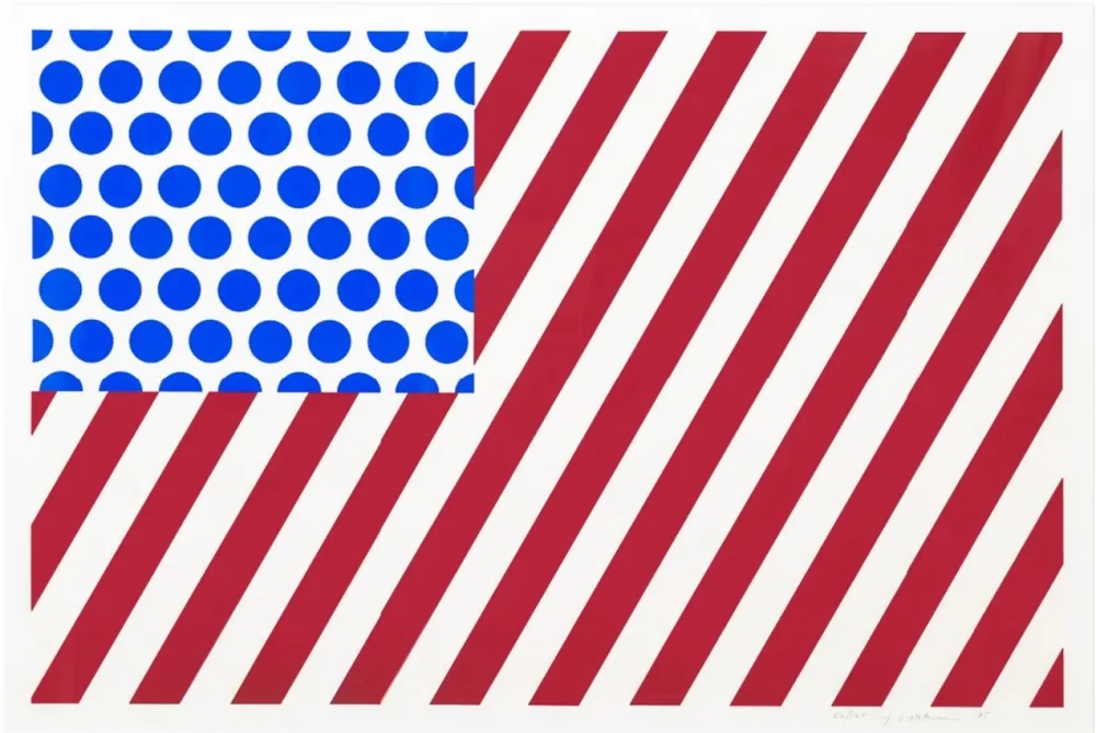 Siebdruck Lichtenstein - Forms in Space (C. 217), 1985