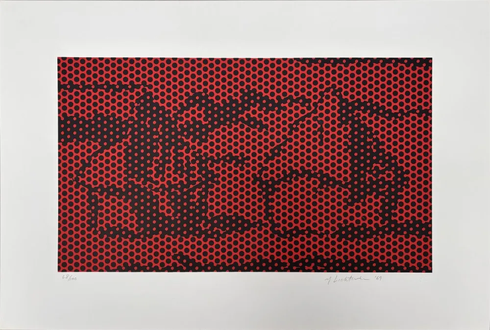 Lithographie Lichtenstein - Haystack #6