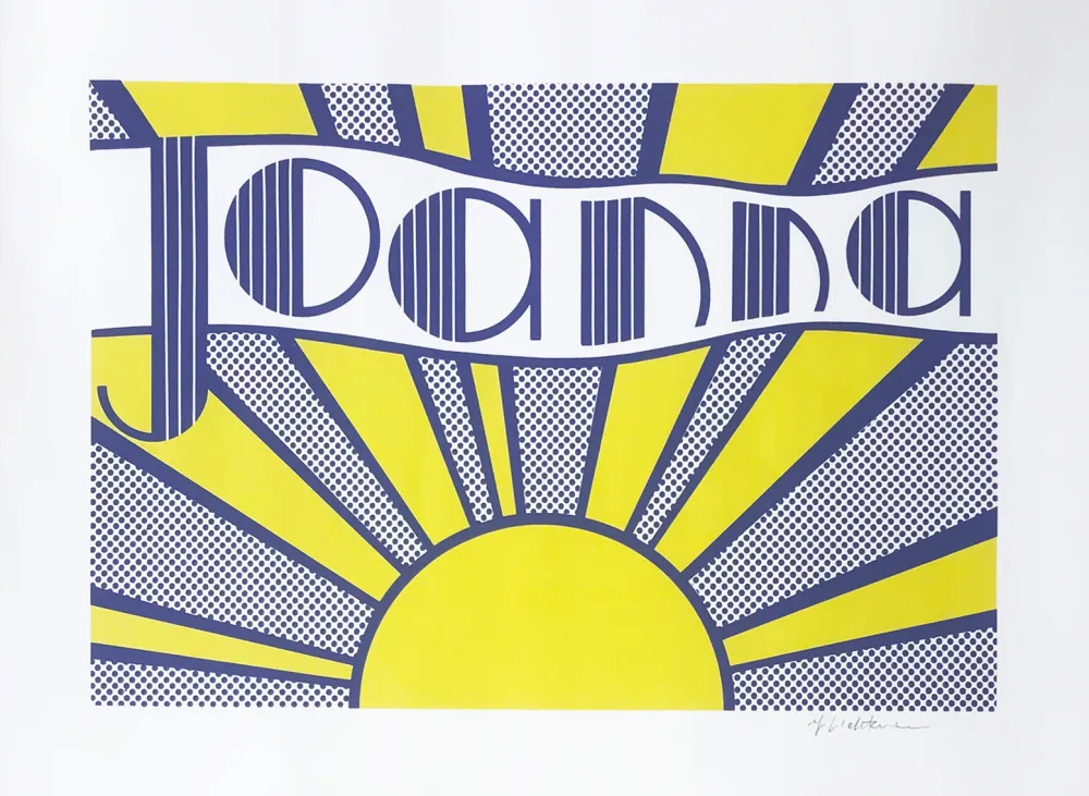 Lithographie Lichtenstein - Joanna (C. III.24)